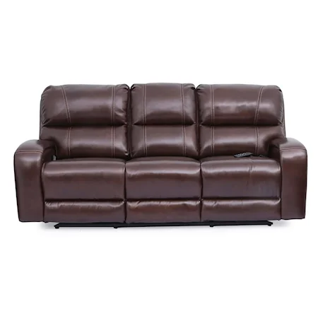 Reclining Sofa with Power Headrests and Lumbar Support